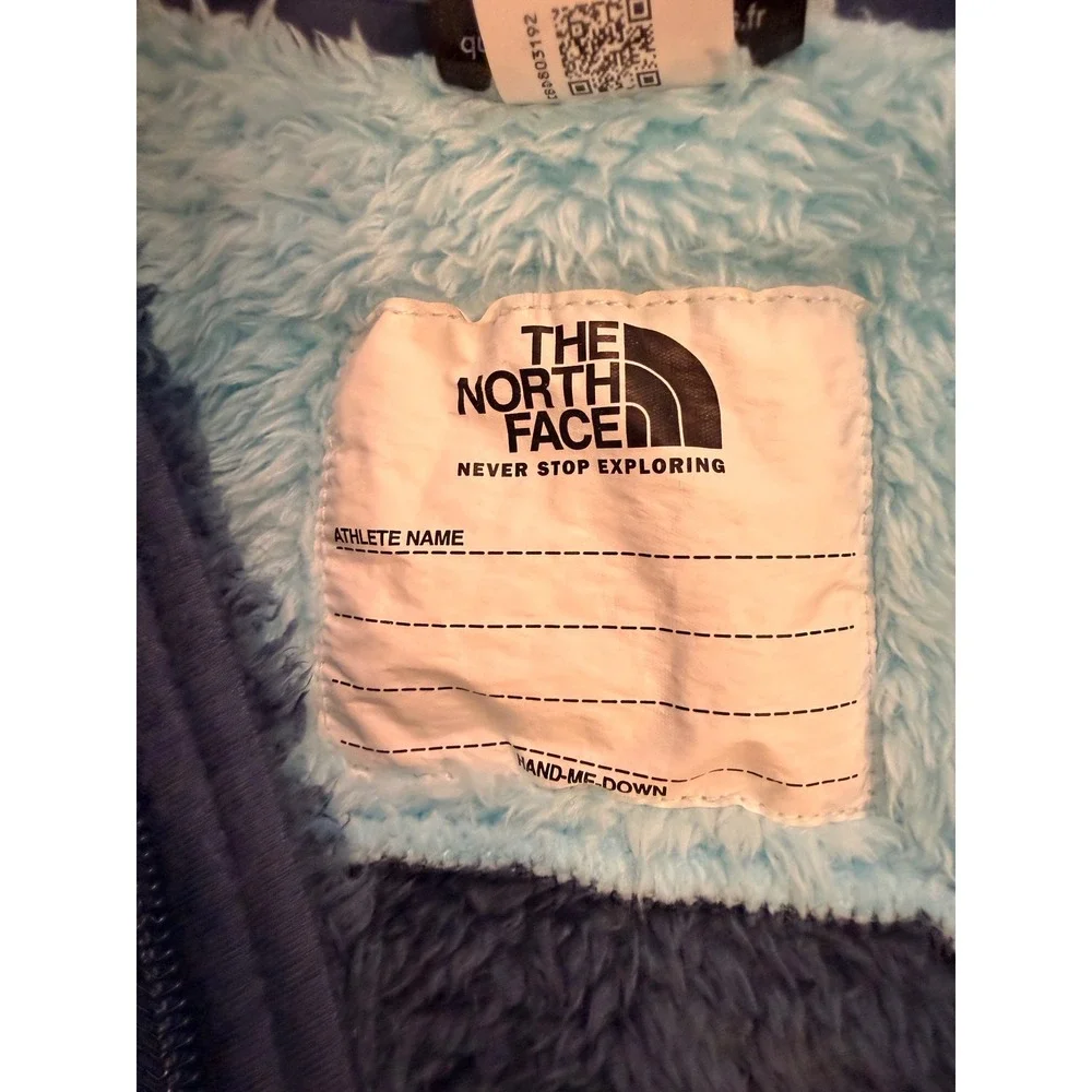 The‎ North Face Baby Bear One Piece Fleece Bunting Blue 6-12M NF0A3Y6L